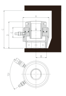 JHLDH系列单极液压螺栓拉伸器(图1)